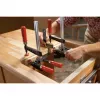 Grampo de canto Bessey KT5-1CP – grampo angular para uniões de placas e colagens