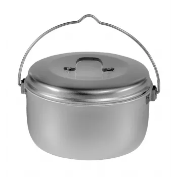Panela Trangia 125-2 2,5 l alumínio leve, 200 mm de diâmetro, 132 mm de altura