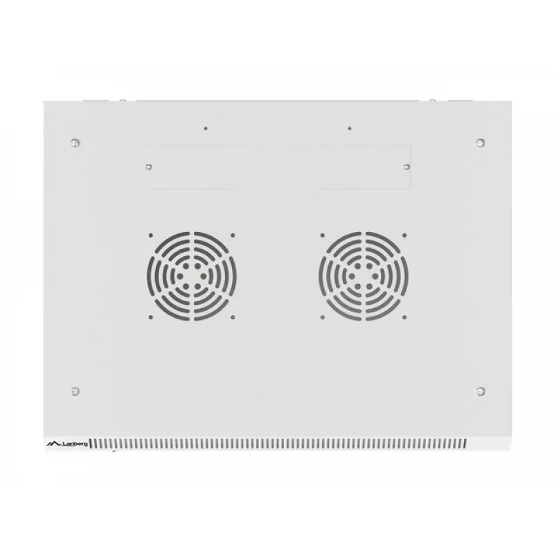 Armário de instalação de parede Lanberg 19'' 18U 600x450mm cinzento (porta lisa)