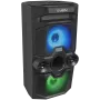Coluna SVEN PS-650, preta (50W, TWS, Bluetooth, FM, USB, microSD, visor LED, 4000mAh)