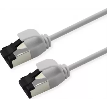 Cabo de rede U/FTP ROLINE Cat.8.1 LSOH fino branco 0,3 m (21.15.3271)