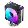 Dissipador de CPU Jonsbo CR-1000 V2 RGB preto com ventoinha de 120 mm