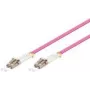 Goobay 95934 OM4 LC-LC Cabo patch de fibra ótica, multimodo, violeta, 1 m