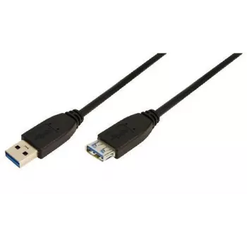 Cabo USB LogiLink 2m USB A - USB A 3.0 F/M