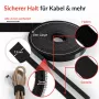 Rolo de fita de velcro para cabos Label the Cable LTC 1410-10 — 10 m, preto