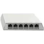 Patch panel Rutenbeck PP-ClassEA iso-6 Ap rw 6x RJ-45 branco puro