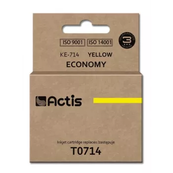 Tinteiro Actis KE-714 (substituto Epson T0714, T0894, T1004; standard; 13,5 ml; amarelo)