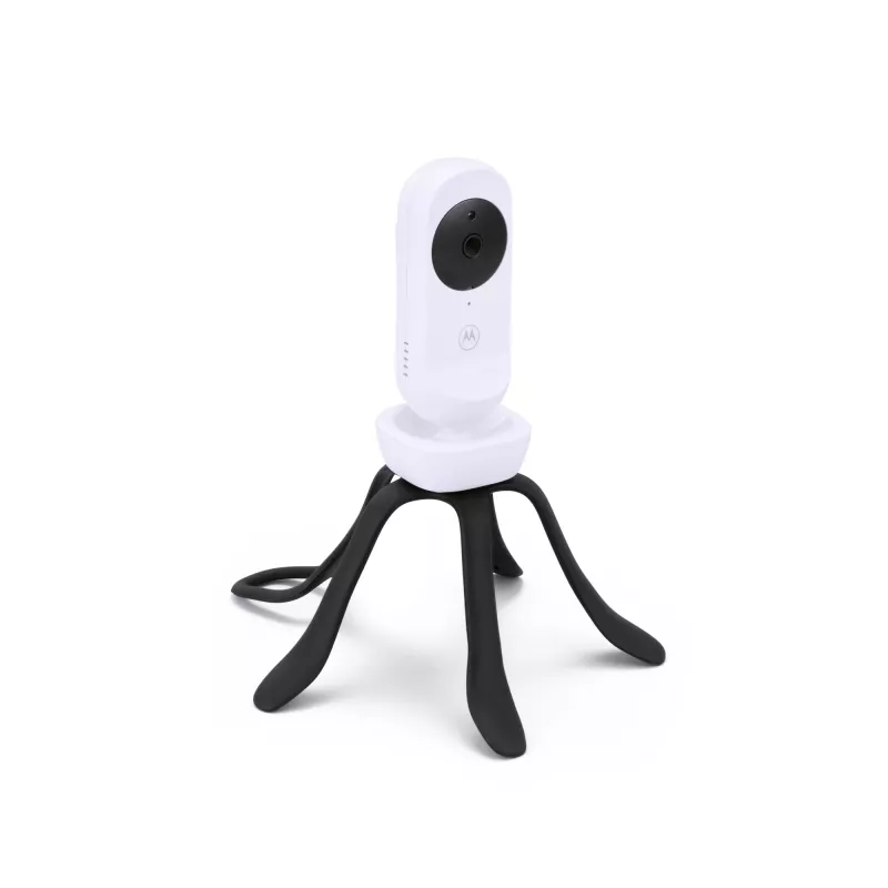 Intercomunicador de vídeo para bebé Motorola 5,0 polegadas Wi-Fi com fixação à cama Stargrip | VM45 Connect | branco