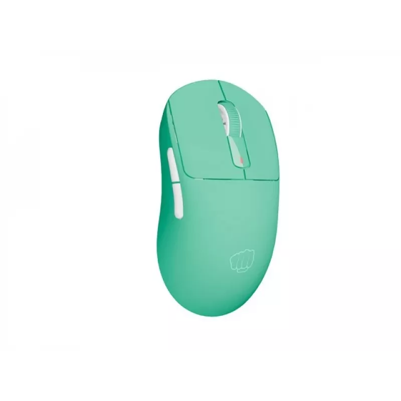Rato sem fios Fury Tanto T4 verde-menta — DPI ajustável, recetor USB, design ergonómico