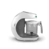 Robot de cozinha para bebé neno Cibo 300 W, tigela de 0,3 L, cozer a vapor e triturar, aquecer, cinzento/branco