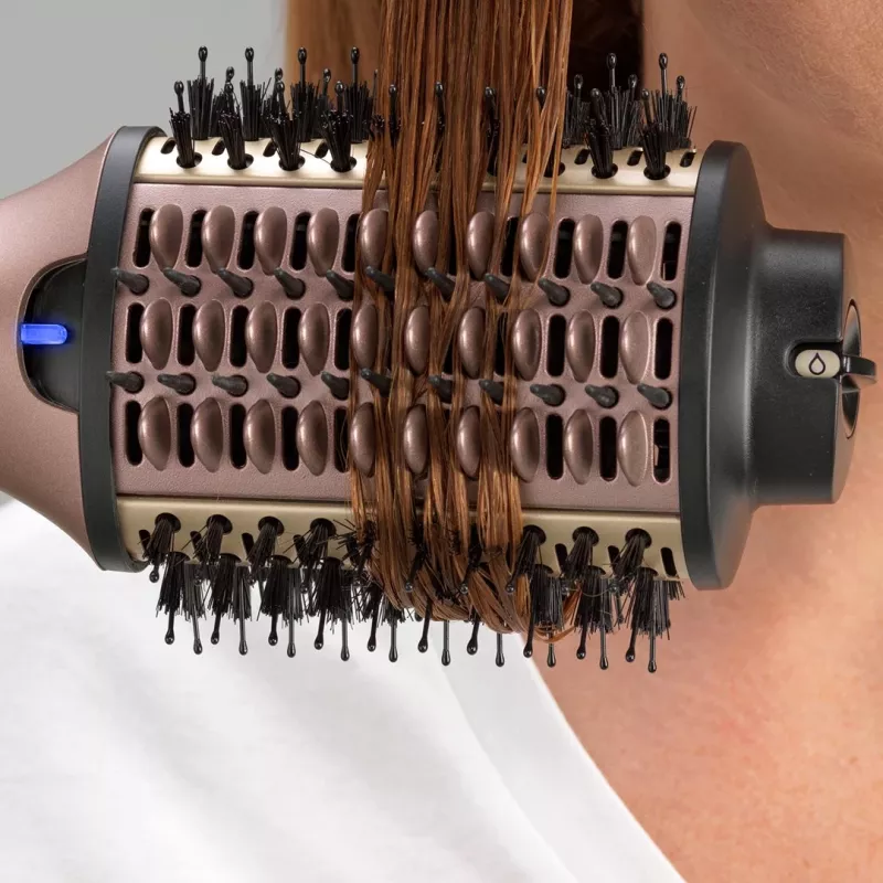 Escova de ar quente BaByliss AS95E Air Power Volume champanhe 1000 W