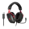 Auscultadores gaming sem fios QCY Heroad VN200 (preto-vermelho) — circumaurais, microfone, Bluetooth