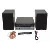 Micro-sistema de áudio doméstico Aiwa MSBTU-700DAB — 25 W RMS, DAB+/FM, Bluetooth 10 m, gaveta para CD, visor LED, preto/azul ártico