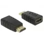 Adaptador HDMI (macho) > HDMI (fêmea), emulador EDID (preto)