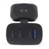 Carregador móvel RealPower 450476 Powerbank, smartwatch, tablet Preto AC Carregamento sem fios Carregamento rápido Interior