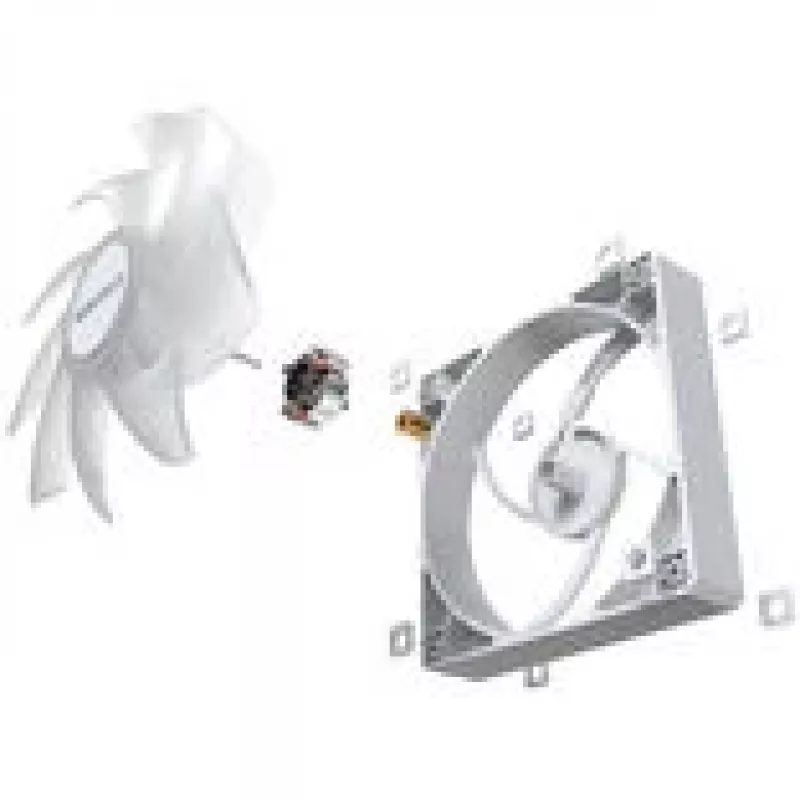 Ventoinha de refrigeração Montech GF120 PWM ARGB 120 mm branca, controlo PWM, iluminação ARGB