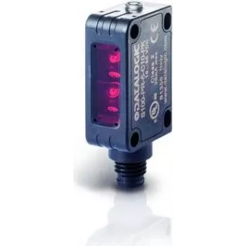Sensor fotoelétrico Datalogic S100-PR-2-B10-PK, caixa de plástico, IP67, 12×20×32 mm