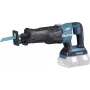 Serra de sabre a bateria DJR360ZK 36 Volt 2x18 V azul preto sem bateria e carregador