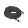 Cabo de rede LANBERG RJ-45 Cat5e PCU5-10CC-2000-BK, 20 m, U/UTP, condutor CCA, bainha PVC, preto