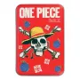 Cartas de jogo Paladone One Piece em lata metálica – tamanho de baralho padrão