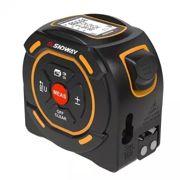 Medidor a laser SNDWAY SW-TM60A — alcance 60 m, precisão ±5 m