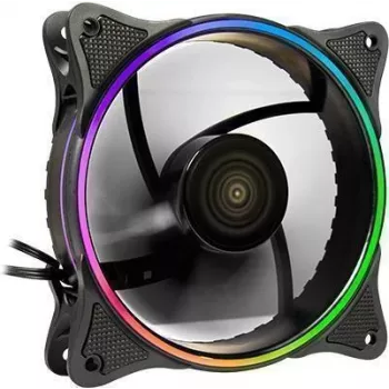 Ventoinha Inter-Tech 88885552 Sistema de arrefecimento para computador 12 cm Preto