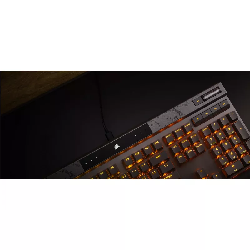 Teclado gaming Corsair K70 MAX USB alemão preto