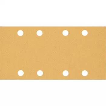 Folhas de lixa Bosch 93x186 mm K80, 50 unidades, 8 furos, para madeira e verniz (Expert)