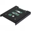 Moldura de montagem ultron Interna 1x2.5 SSD/HDD metal preto (377213)