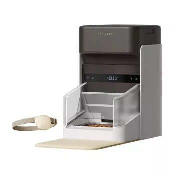 Comedouro inteligente RFID Petlibro com coleira, 3L