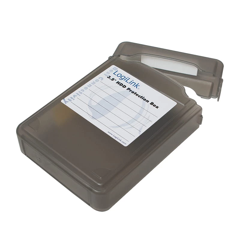 Estojo de proteção para disco rígido LogiLink capacidade 1 disco rígido (3.5