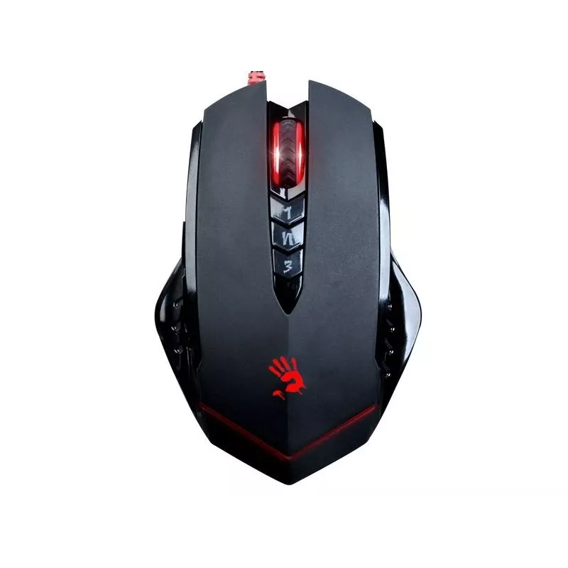 Rato gaming A4Tech Bloody V8m — 3200 DPI, 8 botões, V-Track ótico, USB Type-A, preto