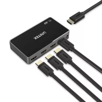 Splitter de vídeo UNITEK V1109A HDMI 4x HDMI 4K 1.4b