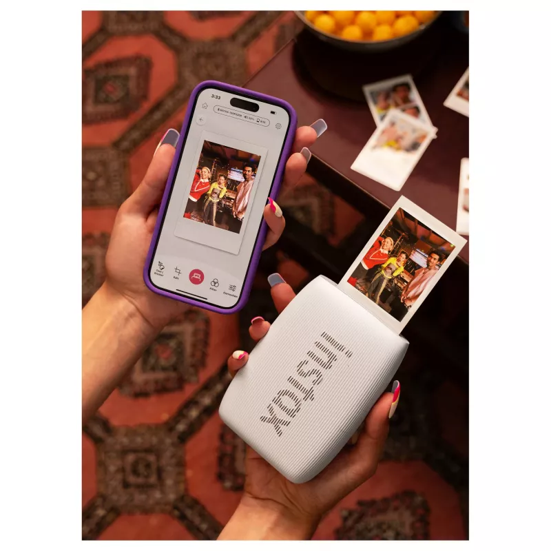 Impressora fotográfica Fujifilm Instax Mini Link 3 branca Bluetooth impressora instantânea portátil para fotografias de smartphone