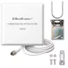 Antena 4G/5G LTE exterior QOLTEC 9 dBi com conector SMA e cabo de 3 m