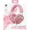 Deltaco GAM-030-P auscultadores e headset com fios headband gaming USB Type-A rosa (GAM-030-P)