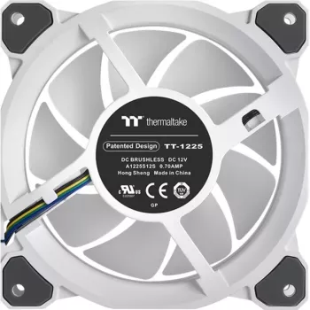 Ventoinha de caixa Thermaltake Riing Quad 12 ARGB 120 mm branco