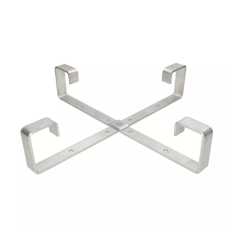 Suporte de cabos Extralink Four arms aluminium frame S500 — 500 x 500 x 70 mm, secretária/parede, alumínio