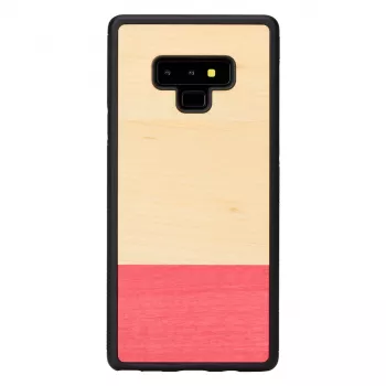 Capa para smartphone man and wood para Galaxy Note 9 – preto, design em faixas largas