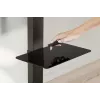 Suporte de TV de chão GEMBIRD TVS-86ST-01 para televisores de 43–86 polegadas, preto, base em vidro temperado, VESA 100x100–600x400, máx. 60 kg