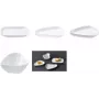 Ritzenhoff & Breker GUSTO tigela de dip de porcelana triangular, adequada para máquina de lavar loiça, modelo 423839