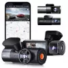 Gravador de vídeo para automóvel VANTRUE N5 Nexus 5 — dashcam de 4 canais, câmara principal 2592×1944, 160° frente/interior, GPS, Wi-Fi, ecrã IPS, MicroSD até 512 GB