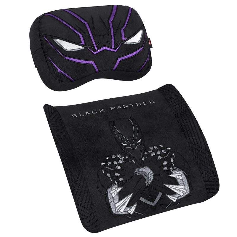 Conjunto de almofadas de espuma viscoelástica noblechairs - Black Panther Edition