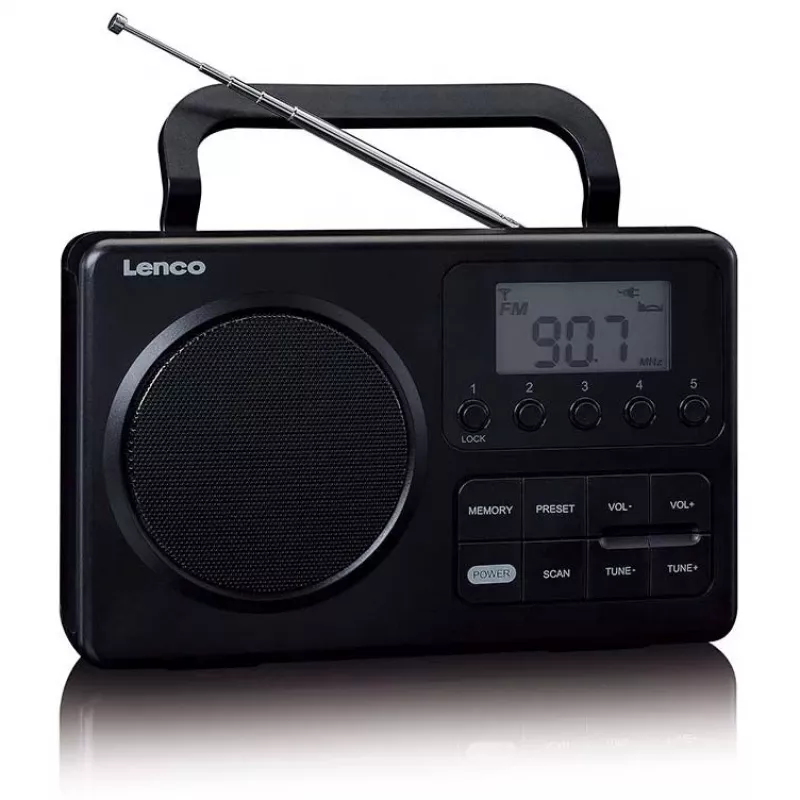 Lenco MPR-035BK rádio, preto