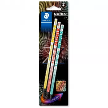 Lápis de grafite Staedtler 181-HBBK3 HB multicolor