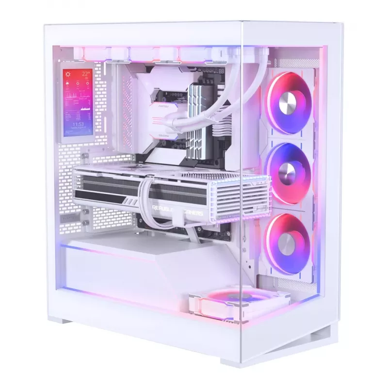 Kit de painel LCD Phanteks PH-HRLCD_WT01 universal 5V 80mm