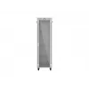 Armário rack de chão LANBERG 19 polegadas 42U 600×600 mm cinzento com porta de vidro e LCD (embalagem plana)