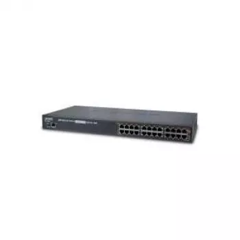 Switch gerido PLANET POE1200G 24 portas Gigabit Ethernet Power over Ethernet 1U azul