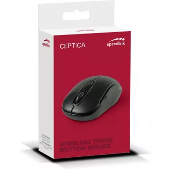Rato SPEEDLINK SL-630013-BKBK RF sem fios ambidestro