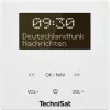 Rádio DAB TechniSat DigitRadio UP 55 - 2 x 2 Watt - Branco (0001/3901)